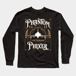 Phantom Phixer F-4 Phantom II Aircraft Maintainer Veteran Long Sleeve T-Shirt